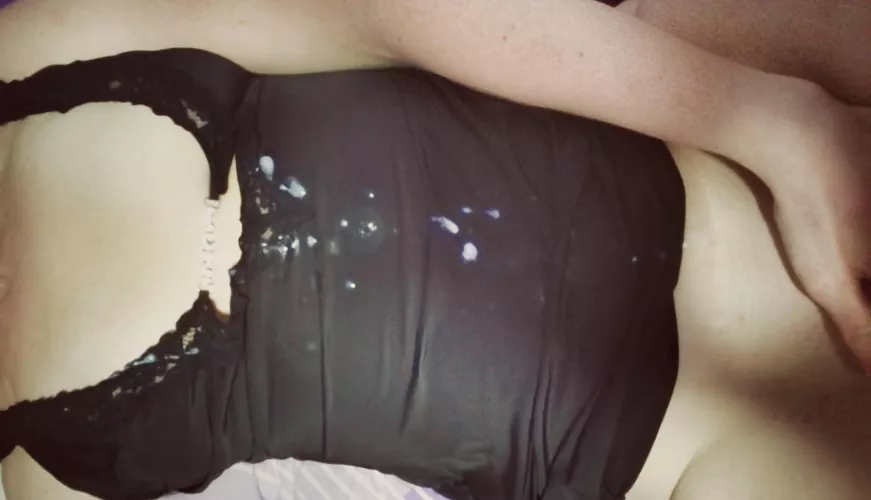 Fingering myself after the cumshot