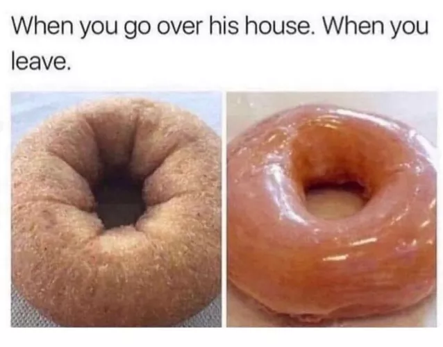 Going to your lover's house.