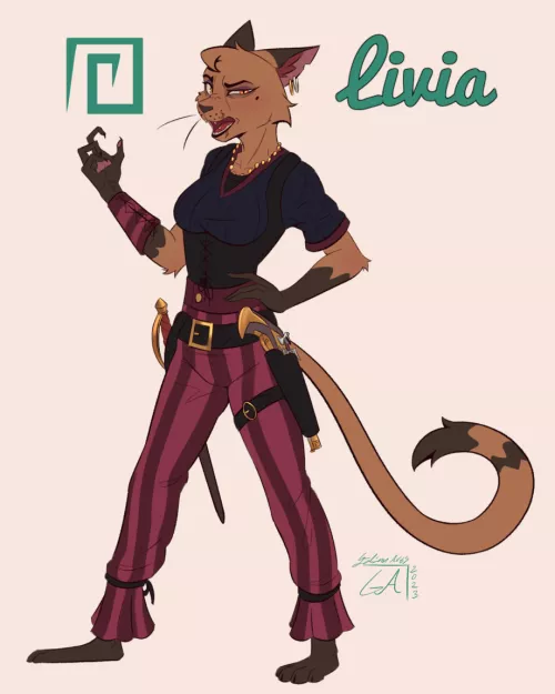 Grumpy kitty captain >:( Art by me🍪 (@ArtsGalinn on Twitter)