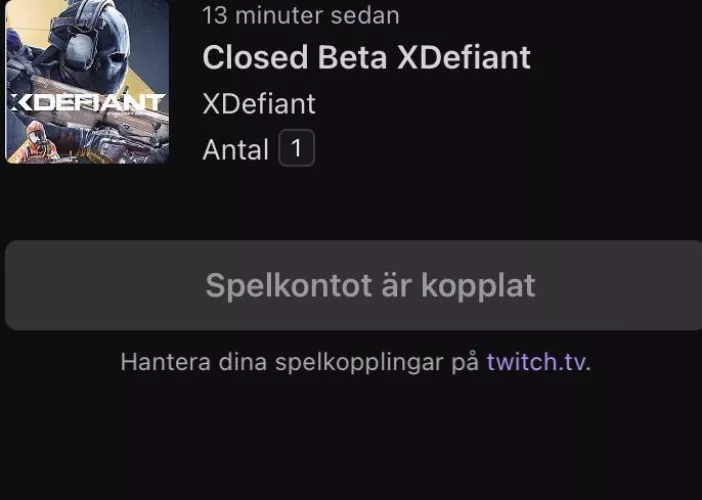 Hey everybody, I’m new to twitch and I tried to get into the xdefiant beta through twitch drops but what do I do next? I’ve already connected it to my Ubisoft account.