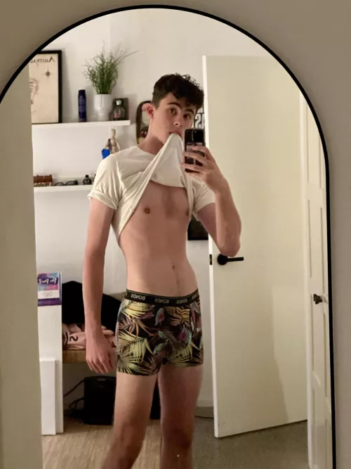 Hi 😊 like my boxers? Or would you like them better on the floor?