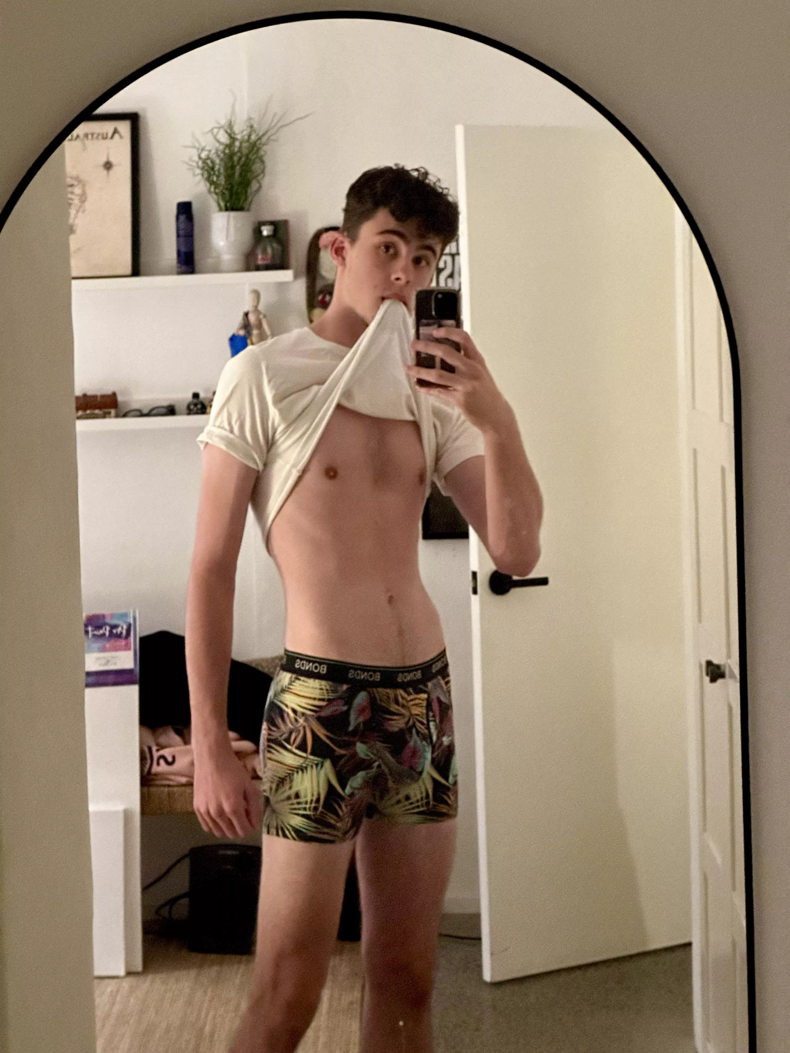 Hi 😊 like my boxers? Or would you like them better on the floor?