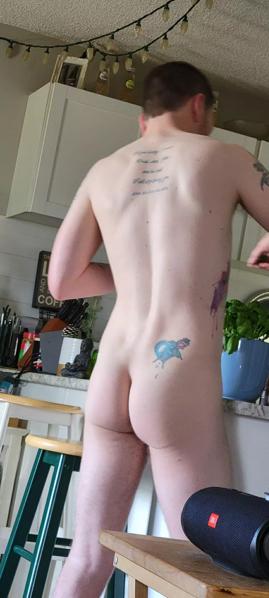 Im just watering my plants. Would you interupt me?