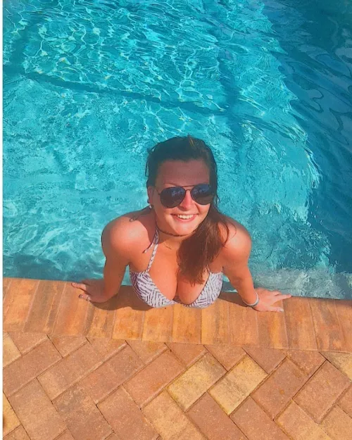 In the pool