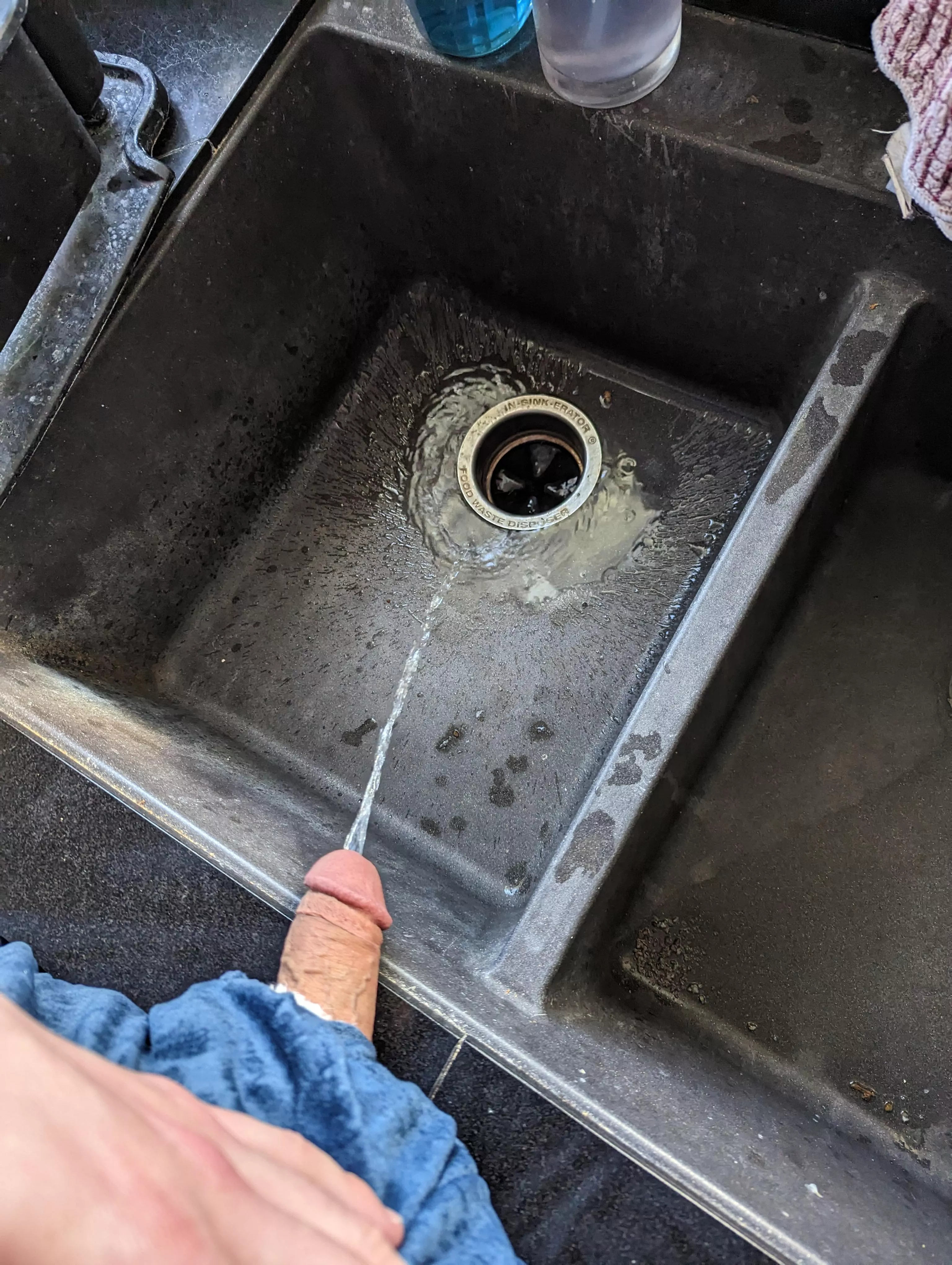 Just rinsing off the sink