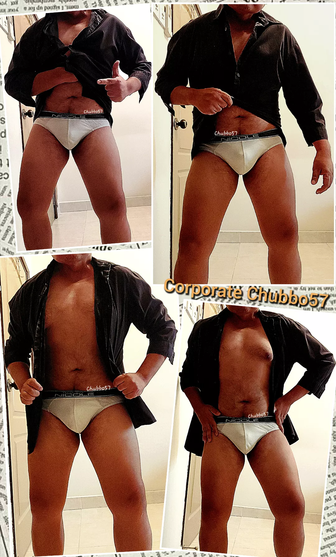 Kink: White briefs. So I had a presentation to make to a client today. So I had on my 'serious-business' briefs. 😐👨‍💼💼🕴🏽👔🤓