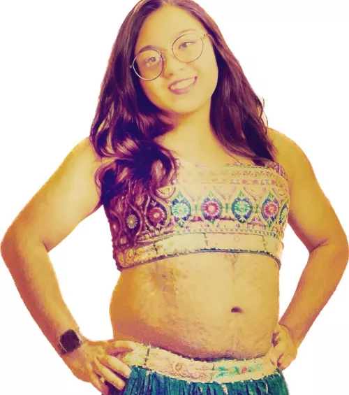 Love this traditional Indian dress and how it fits on me! Wanted to share with my lovelies