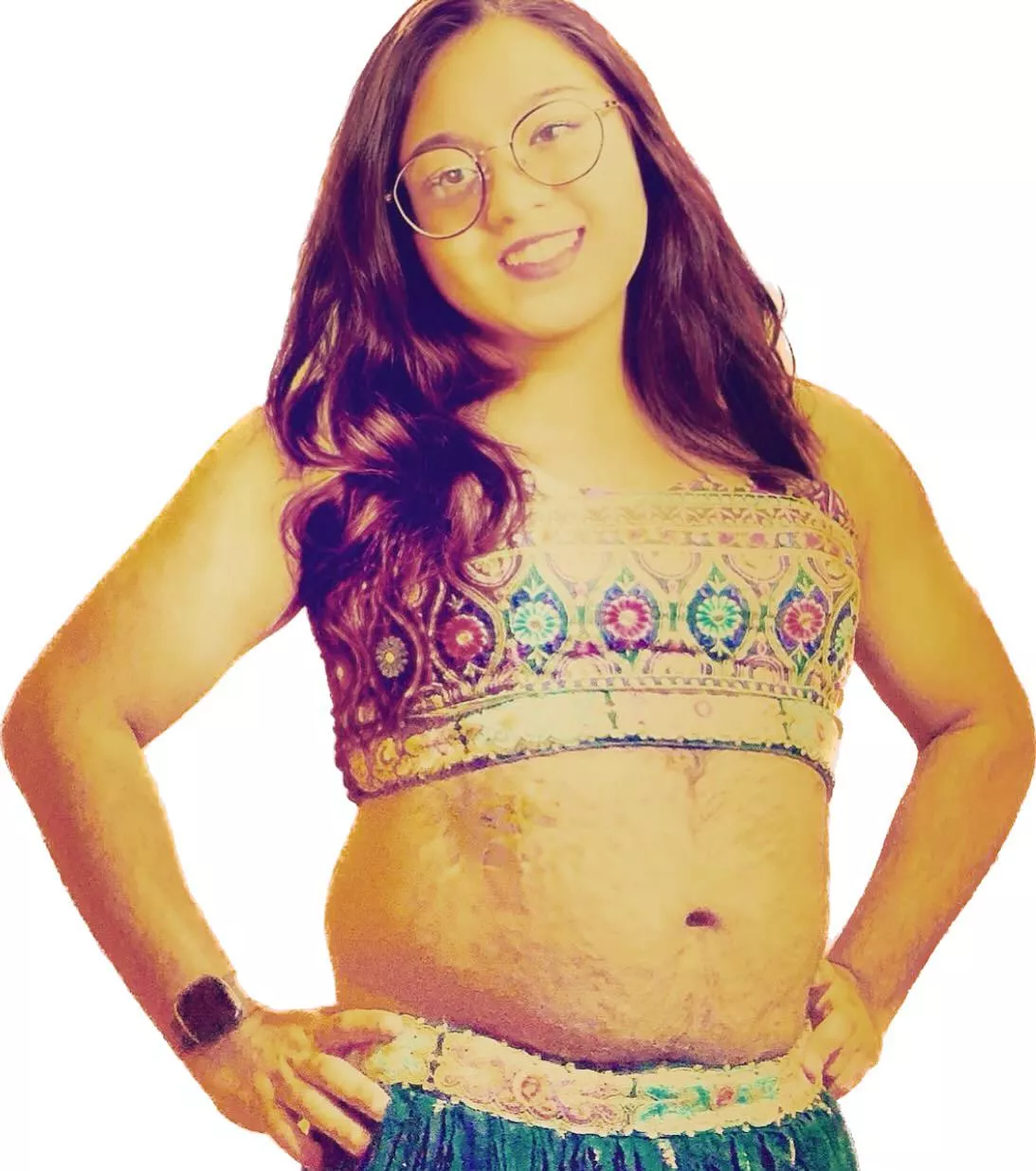 Love this traditional Indian dress and how it fits on me! Wanted to share with my lovelies