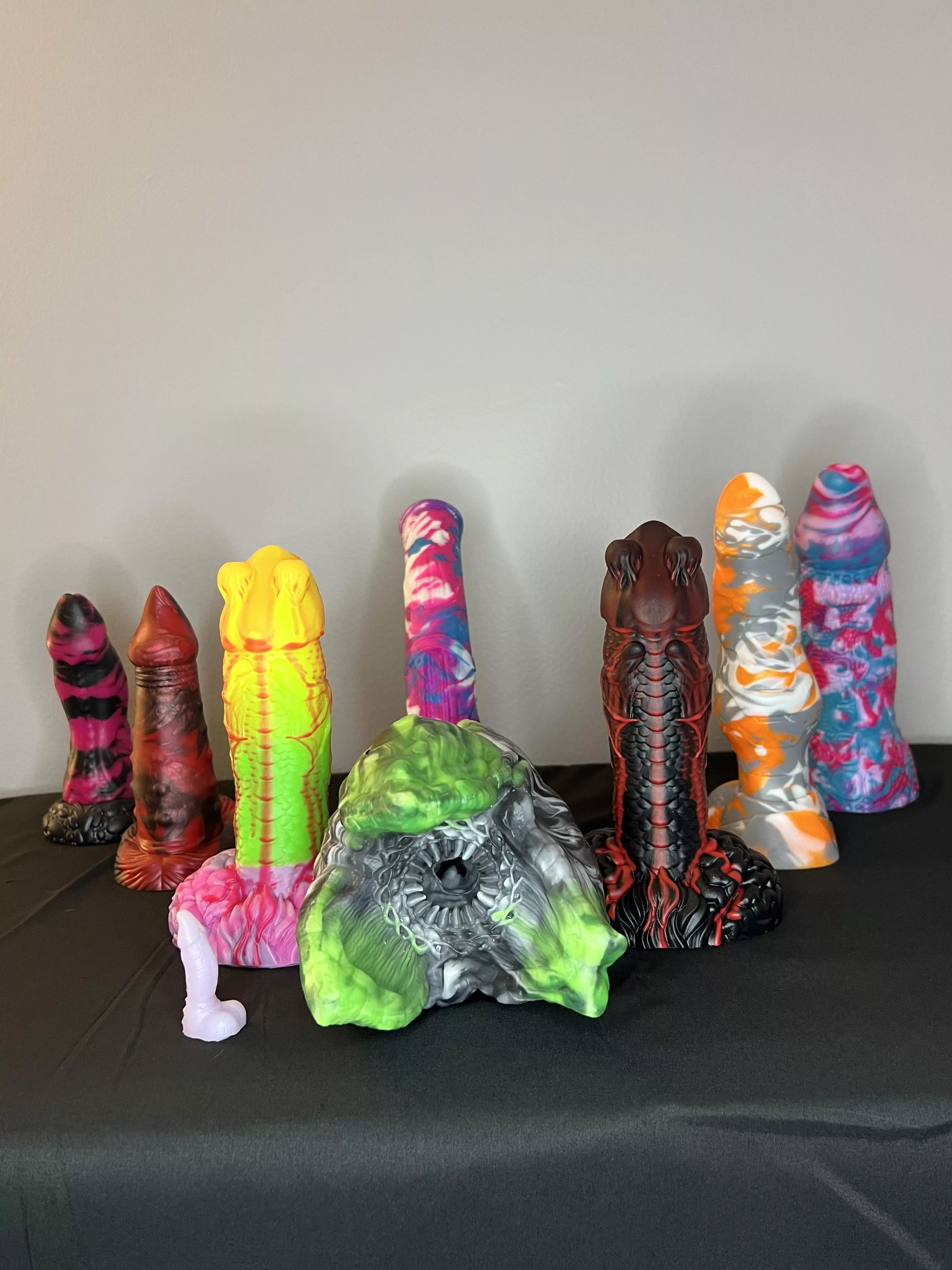 My current collection of Bad Dragon products!