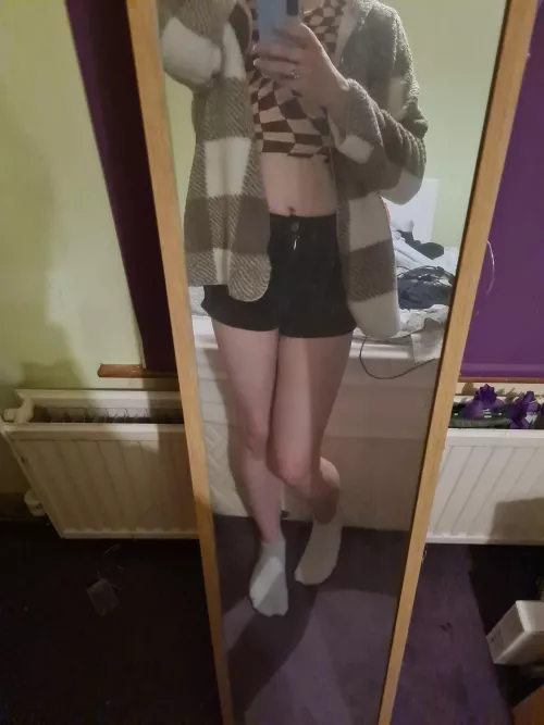 New shorts and cardigan!! Cute??
