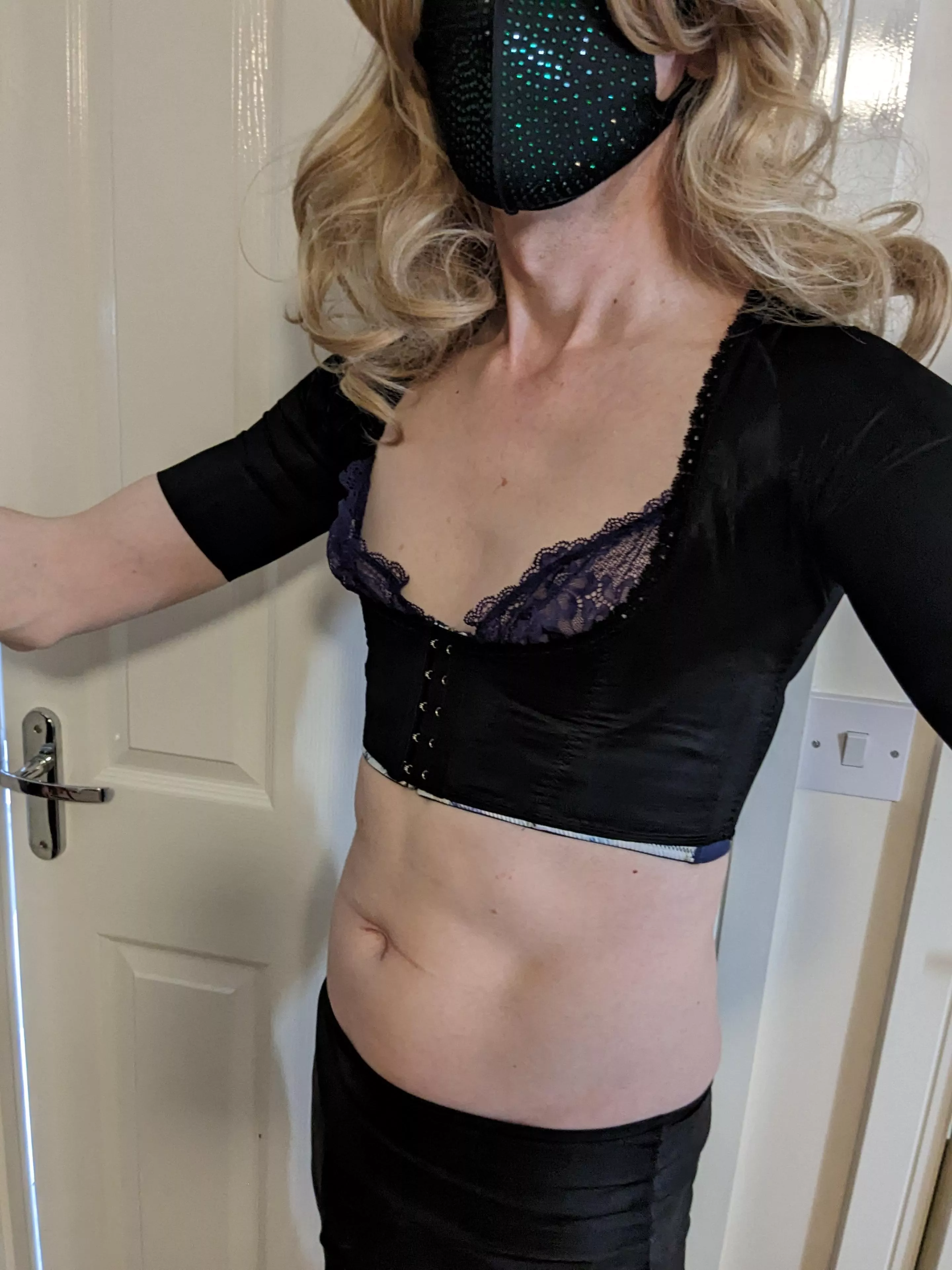 Not sure this top is appropriate to wear out! What do you think?