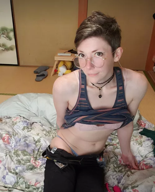 Oh hello, I was just getting undressed.