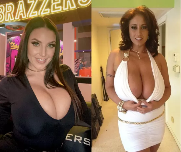 Prime for Prime Battle of the Boobs! [Angela White] or [Eva Notty] who's got the Better Tits?