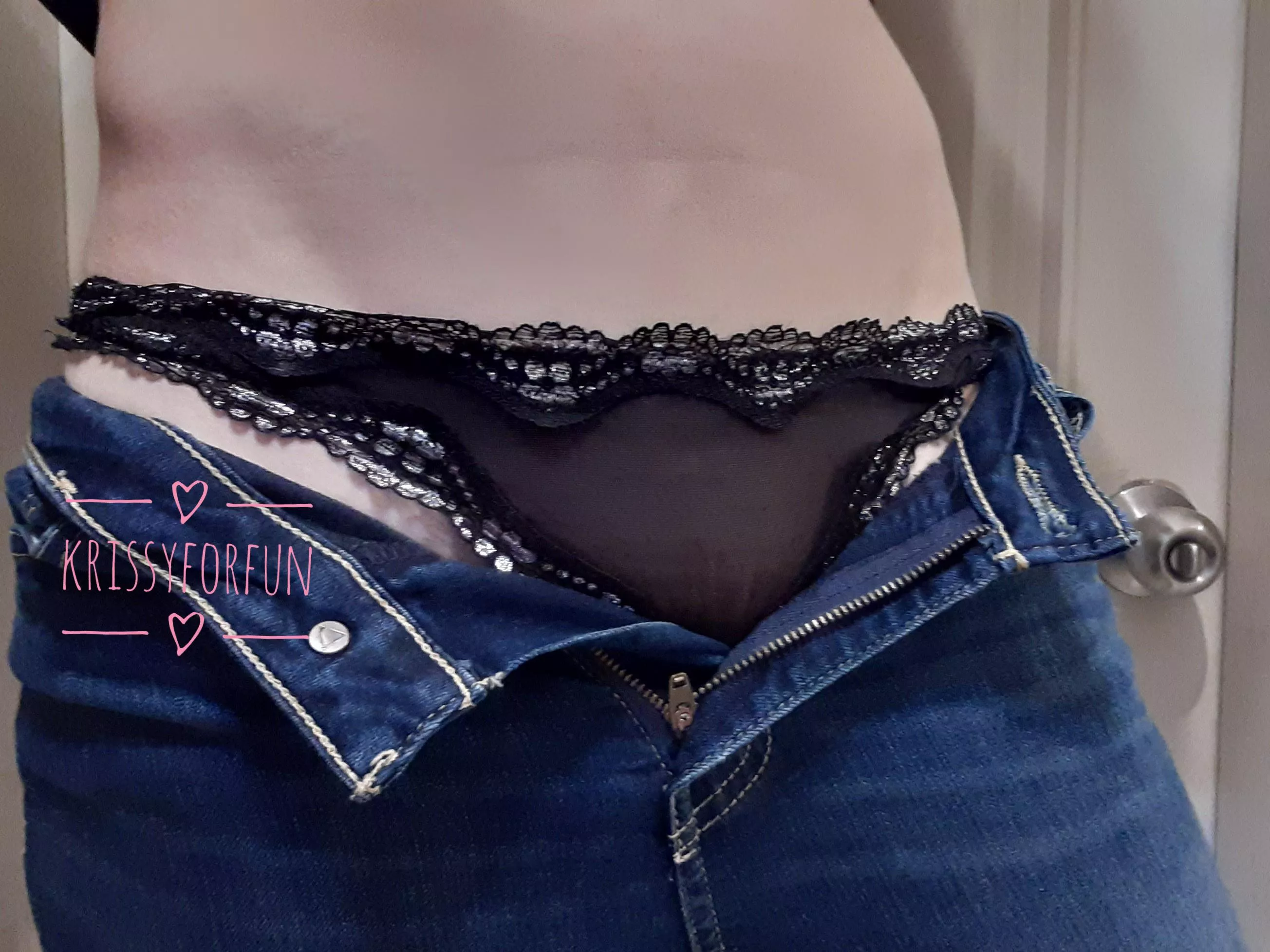 Sheer Denim Peek