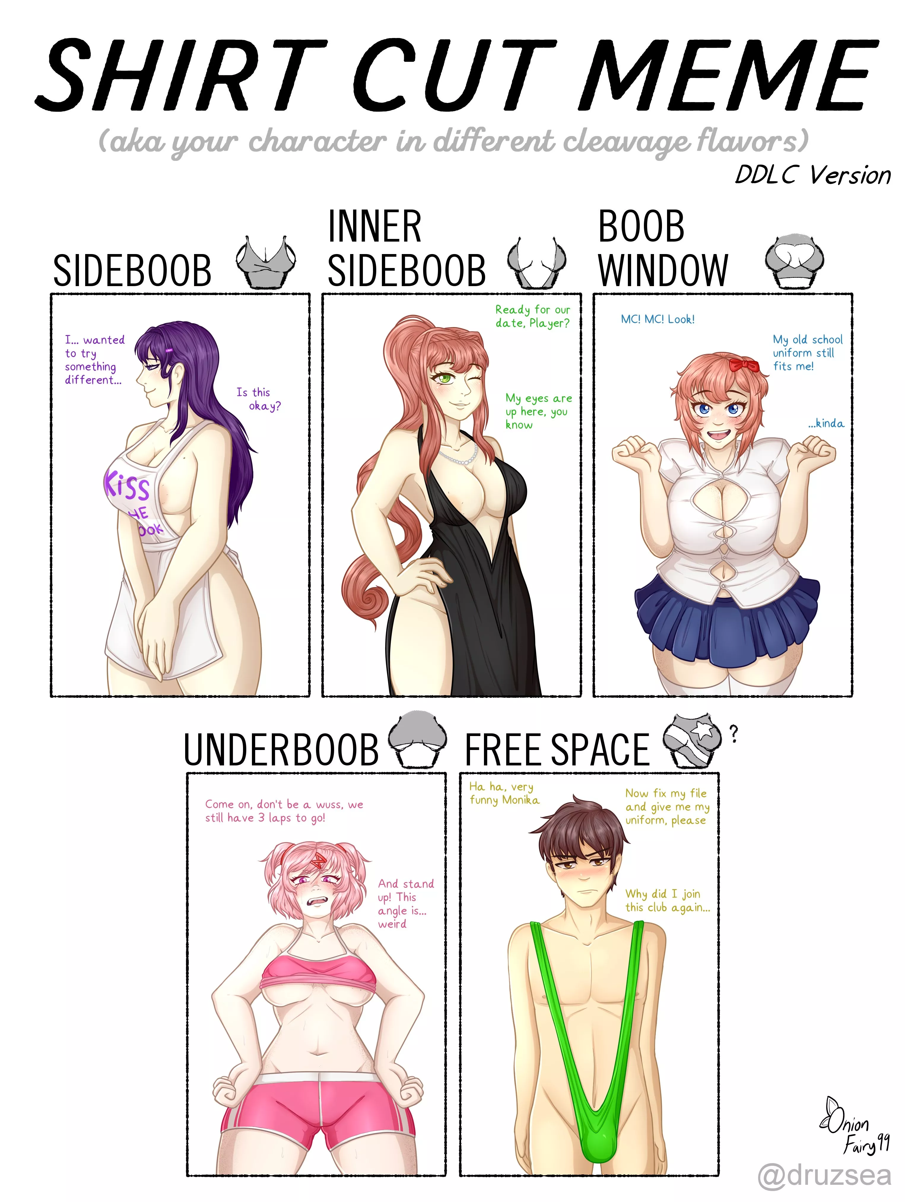 Shirt cut meme (onionfairylewds)