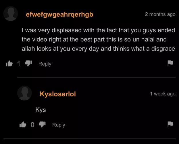 That death threat is definitely not halal mode yall