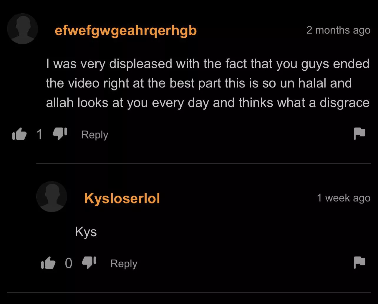 That death threat is definitely not halal mode yall