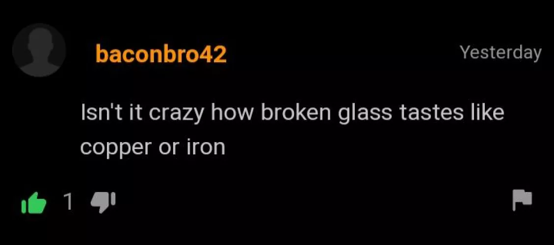 That's pretty crazy...