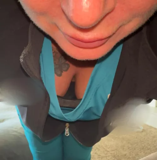 This is the view you get as I bend over to take your vitals. Would you like me as your nurse?