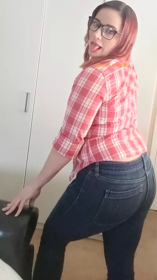 Tight Jeans And Glasses