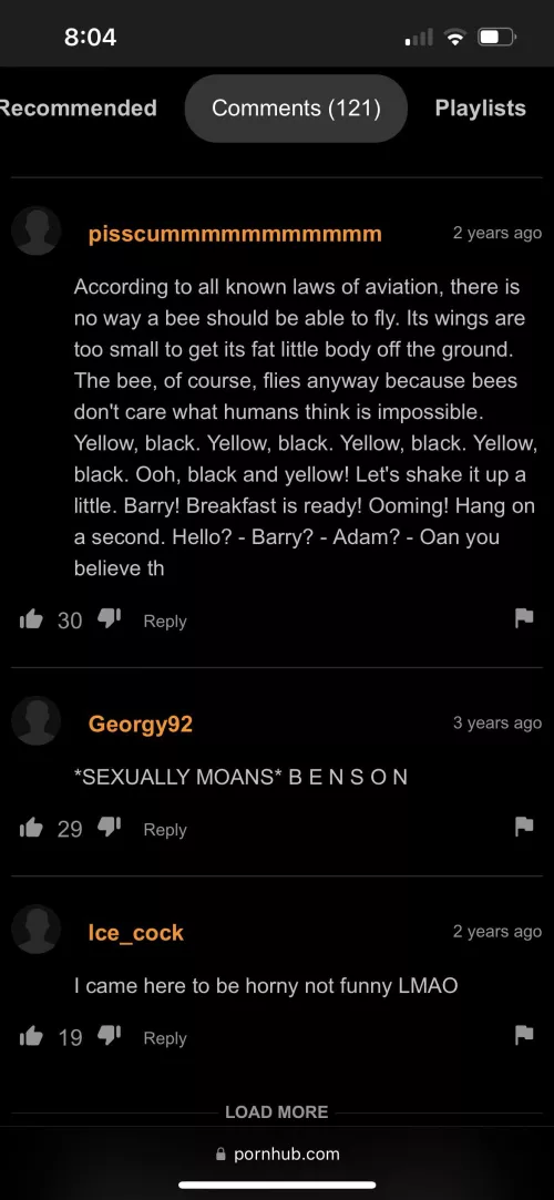 Under, “the bee movie but every time someone says bee a Japanese girl moans”