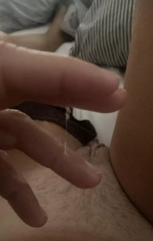 Wife’s creamy fingers
