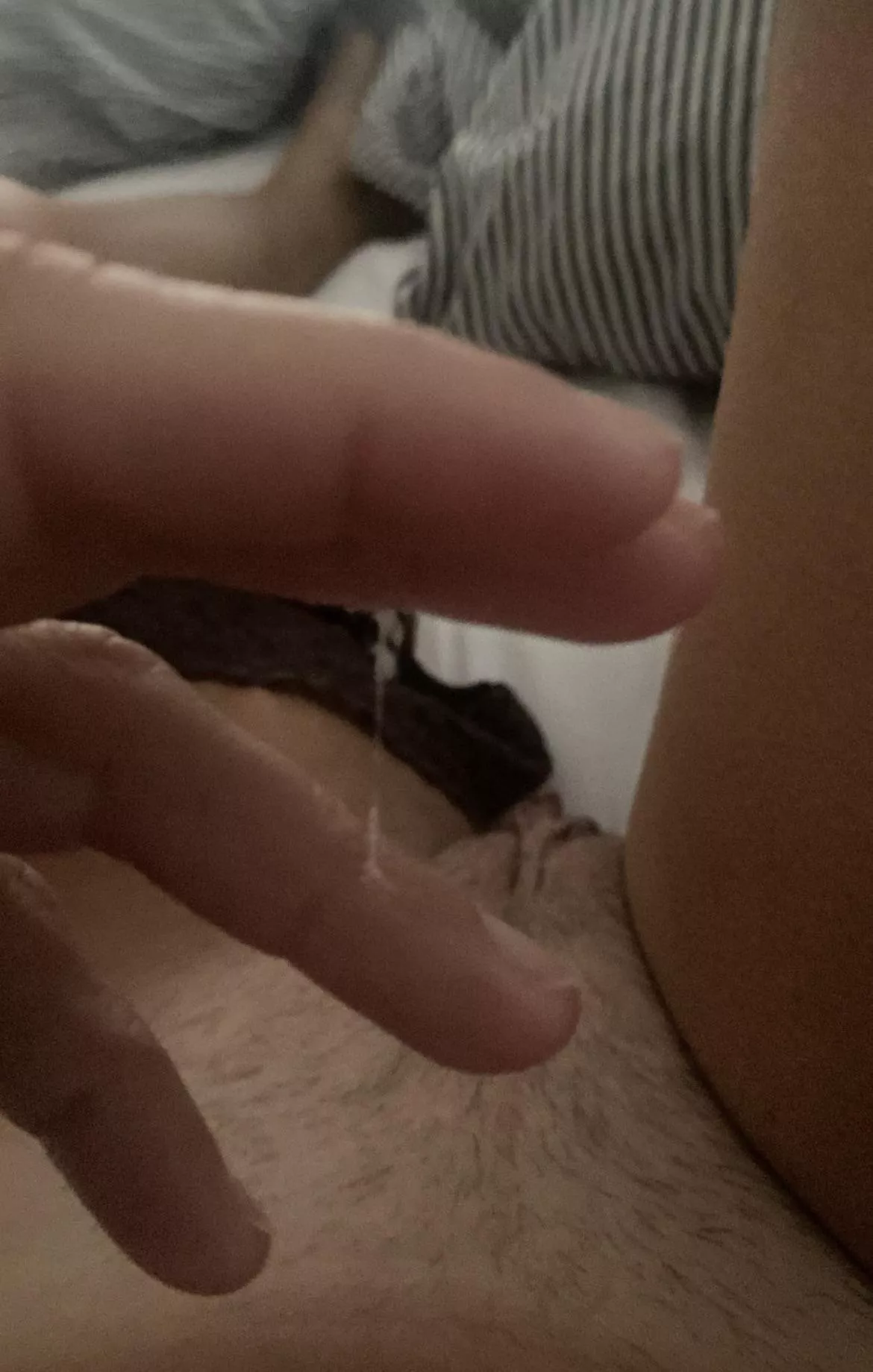 Wife’s creamy fingers
