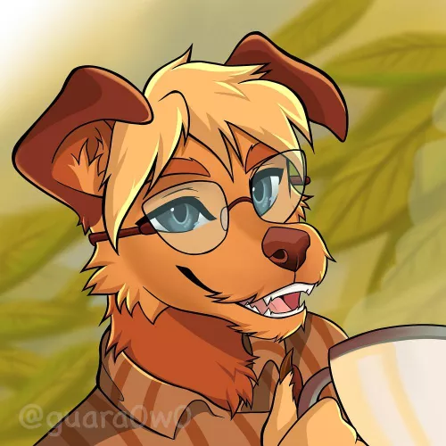 Would you like a cup of coffee? (fanart i made for Jeniak)