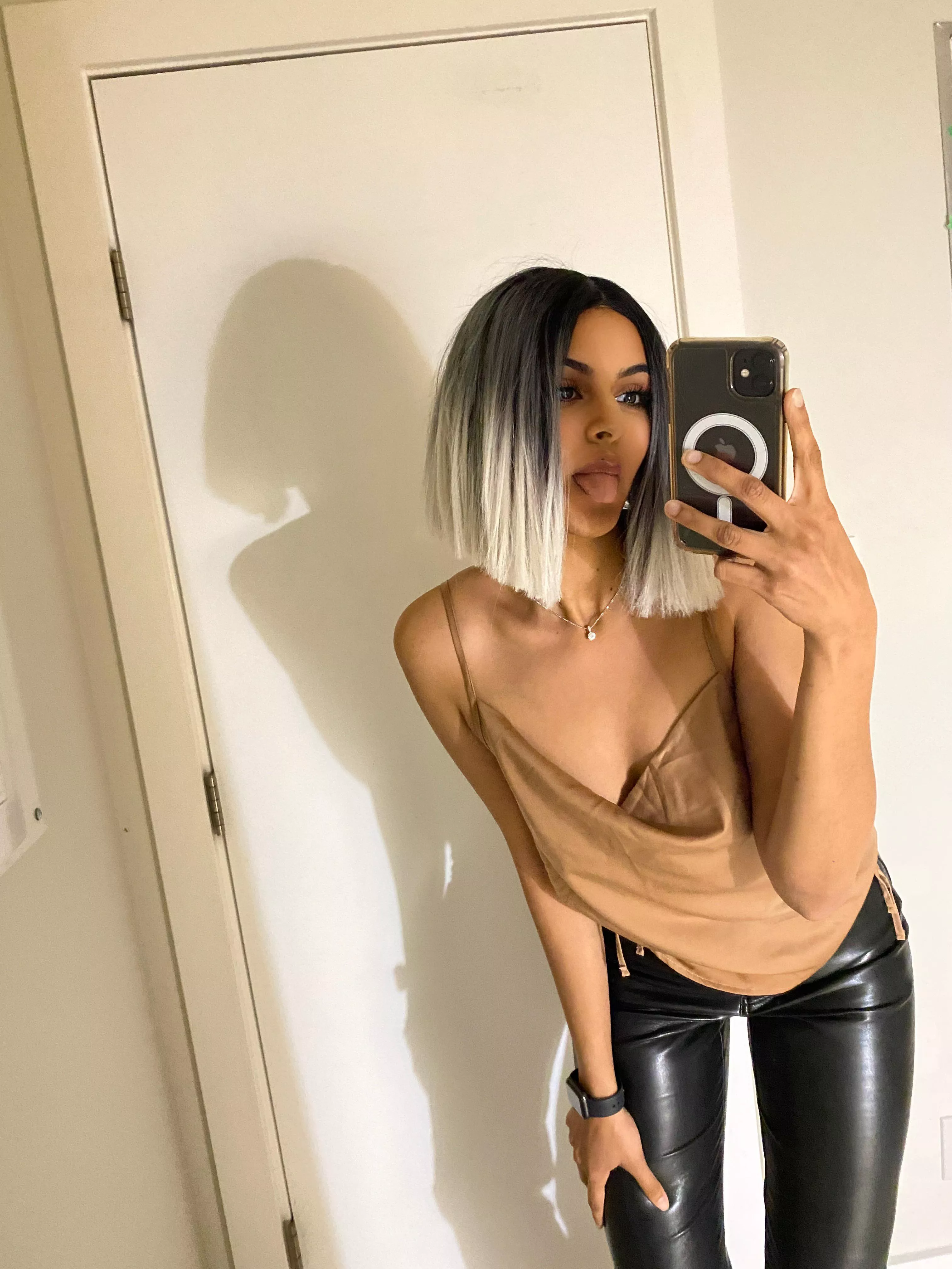 You think I could wear this to work with a blazer on top? 🤔