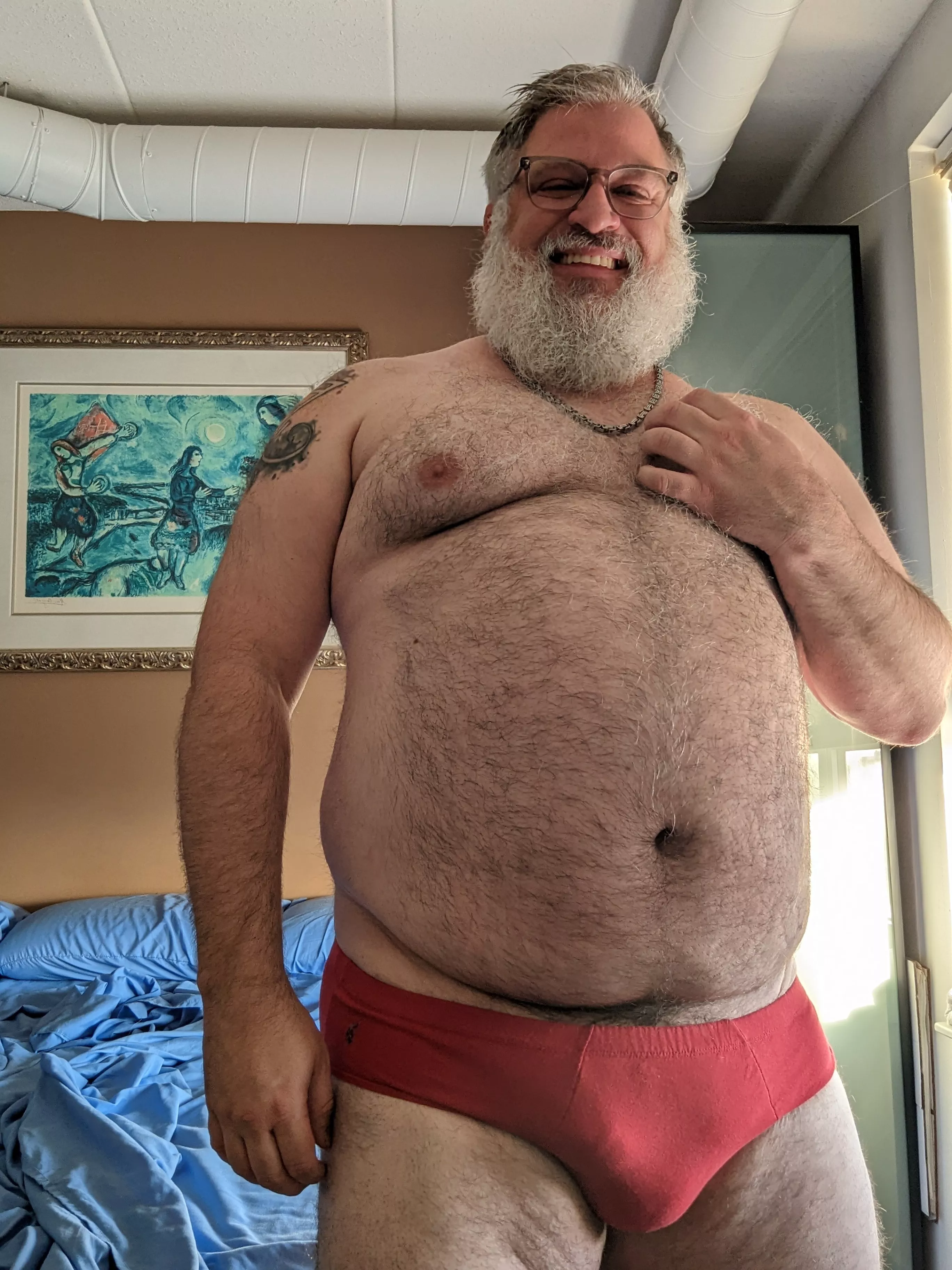 (46) Hey there... are you checking out my new underwear?