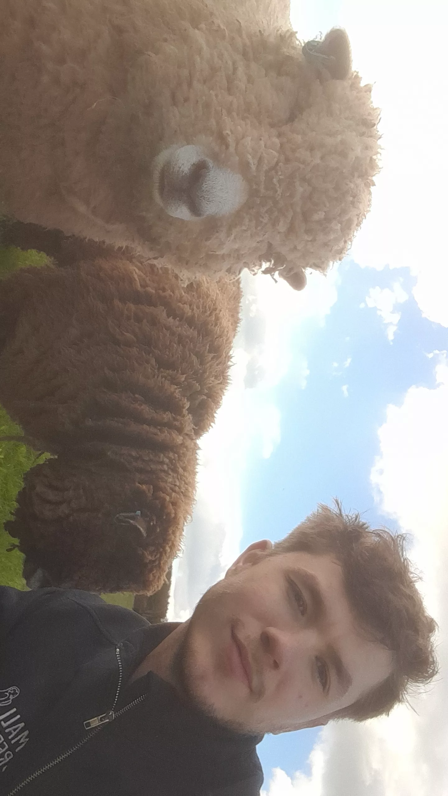 Ah yes, another animal selfie! Meet cookie and cream!