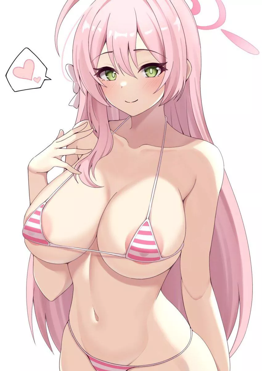 Bikini cannot contain the beauties