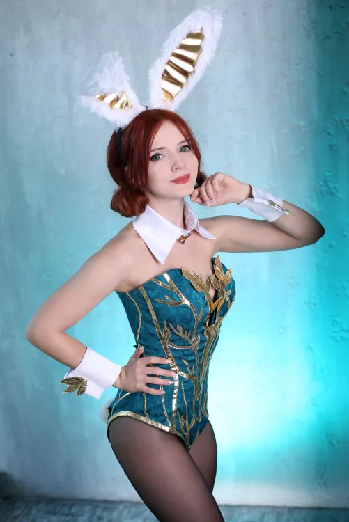 Bunny Triss Merigold cosplay by Evenink