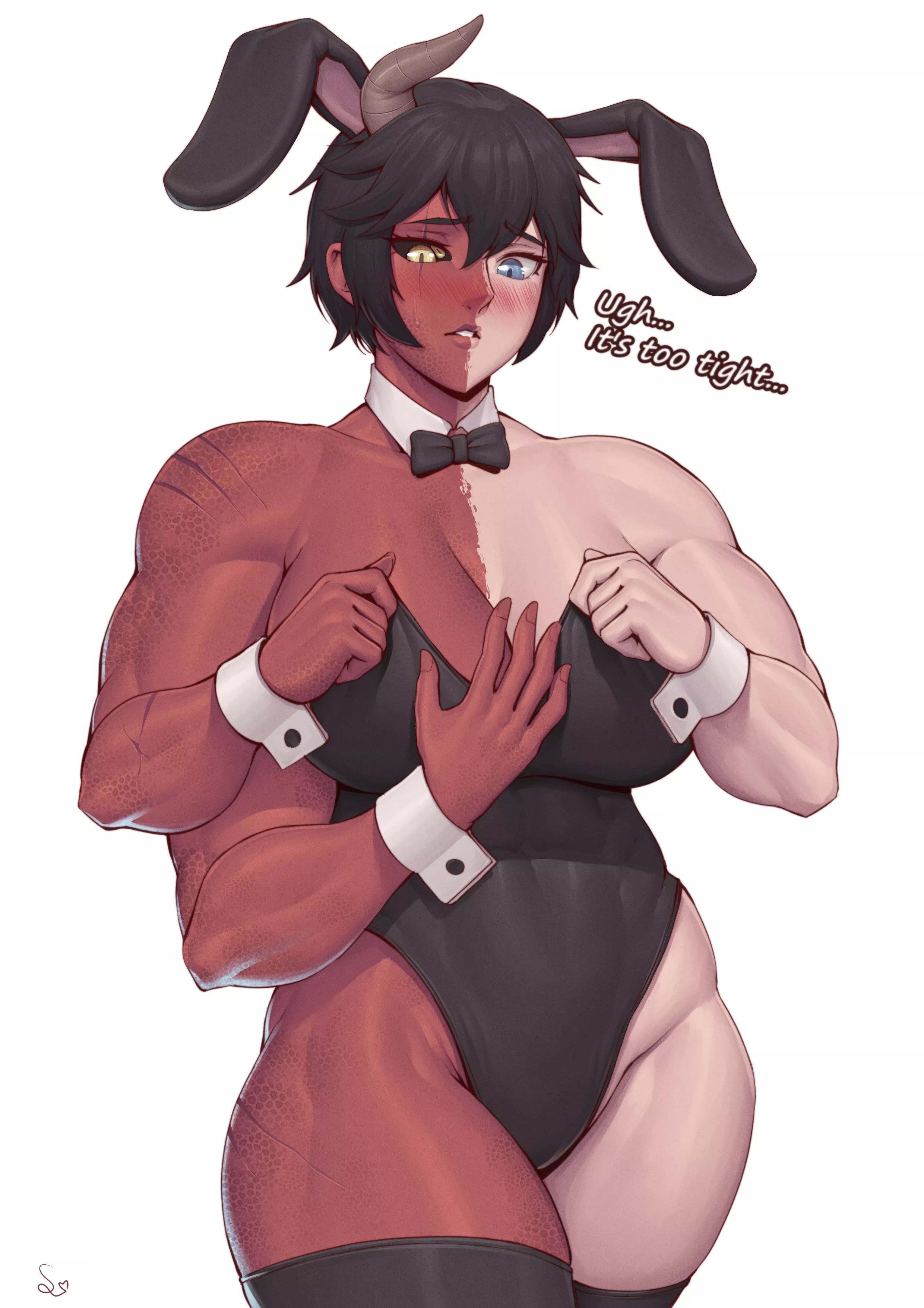 Cute buff demon [Artist: SpeedL00ver]