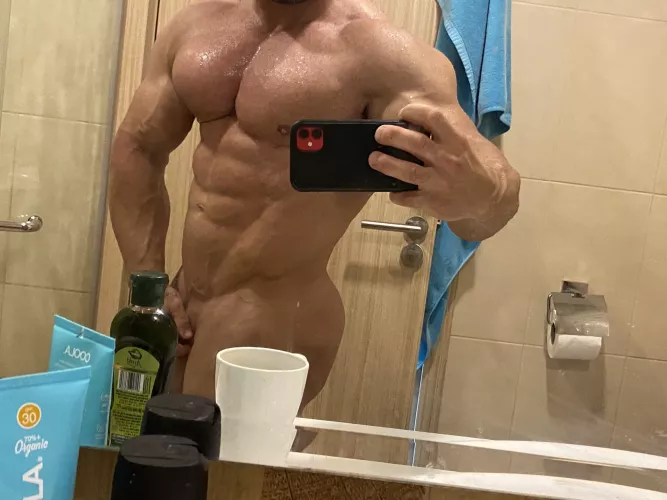 Fresh out the shower