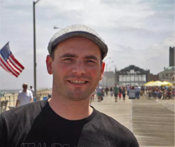 from a vacation in the US