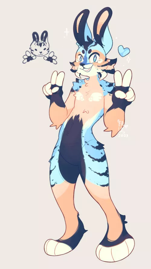 haven't drawn a furry in a while, but check my new sona i acquired a while ago! (art by me)