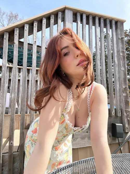 I caught you looking down my dress… but it’s okay