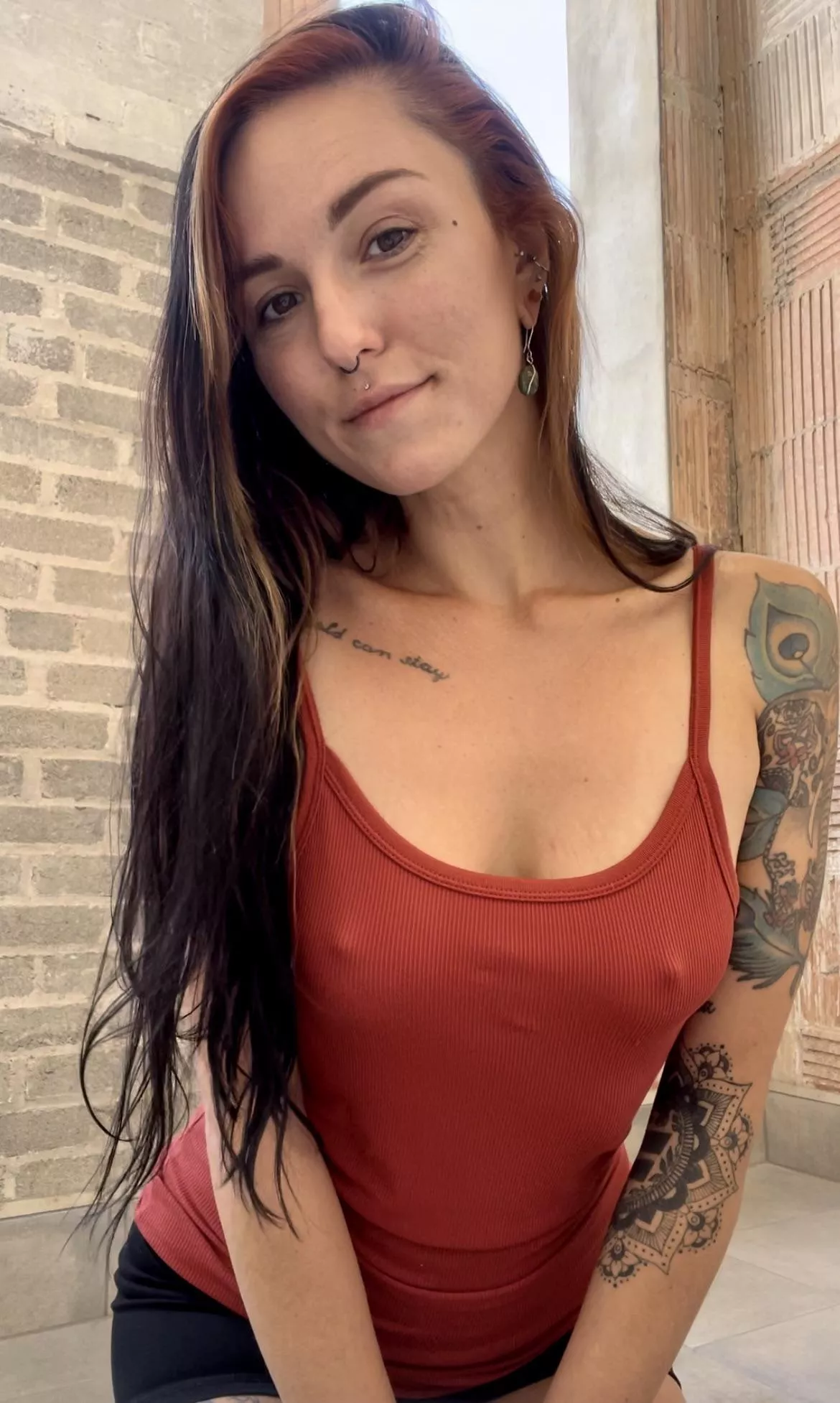 i think this is my favorite shirt to be braless in ;)