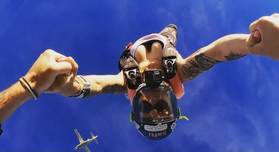 Inked Hottie in the sky