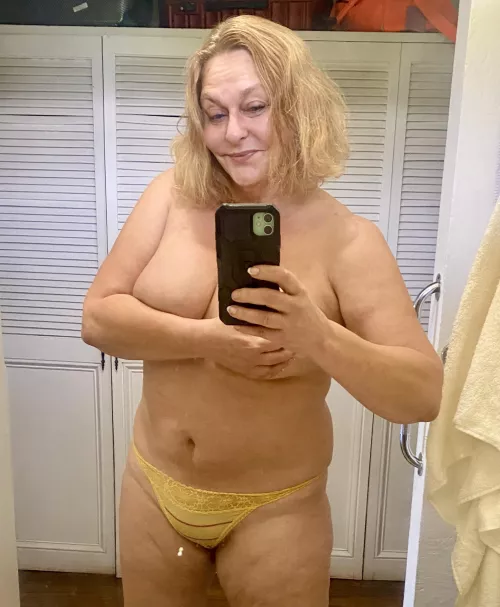 My cougar body is yoga fit!