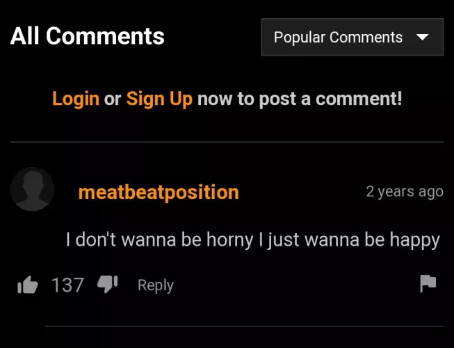 Sad meatbeatposition