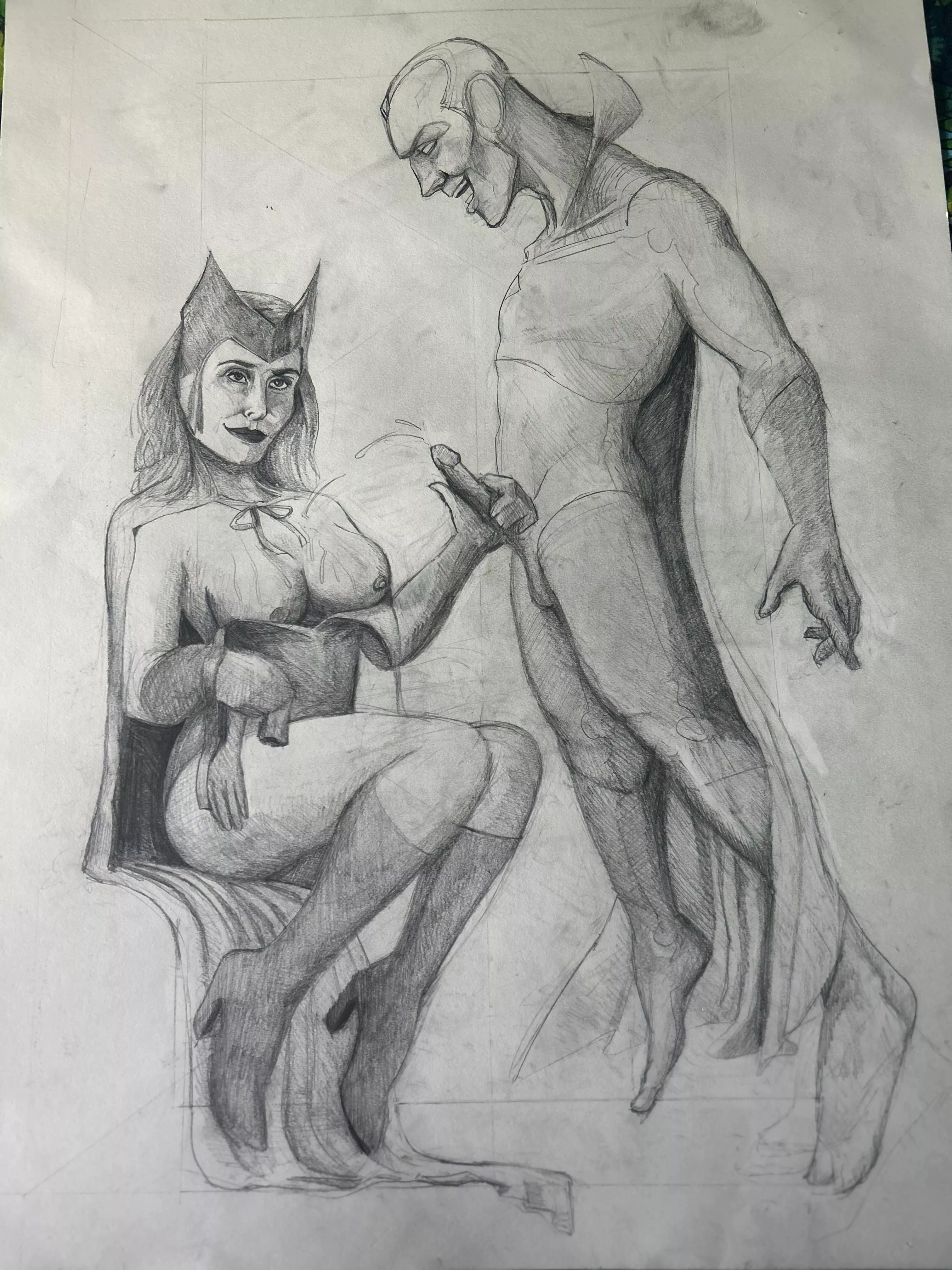 Scarlett Witch Handjob