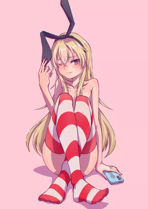 Shimakaze Thigh-Highs Only (Hej) [Kantai Collection]