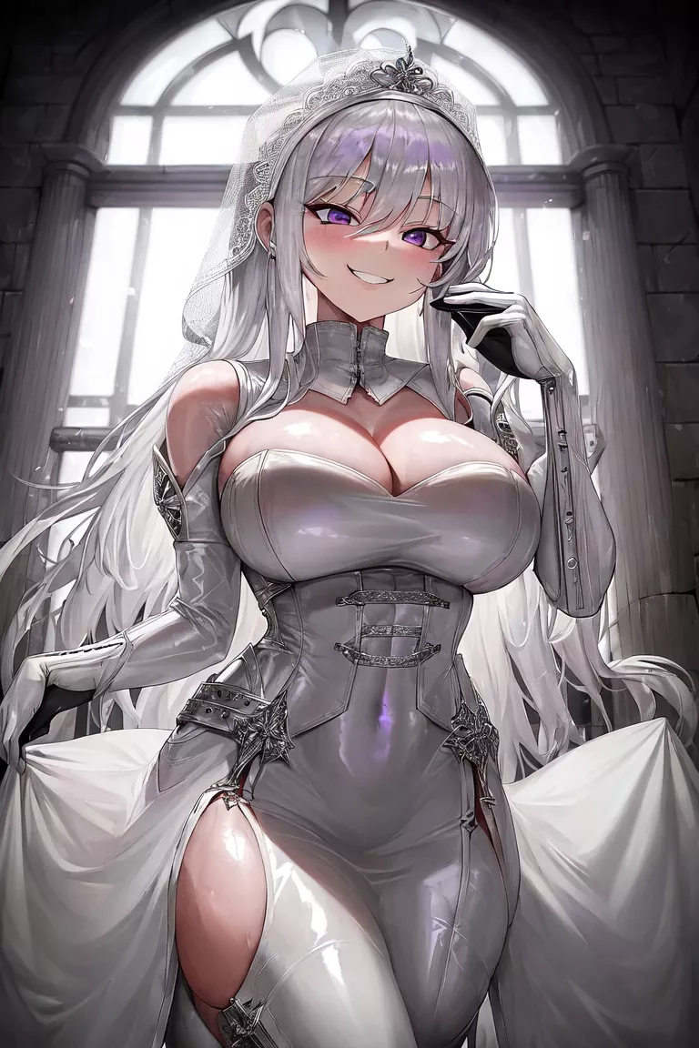 Silver Bondage Bride