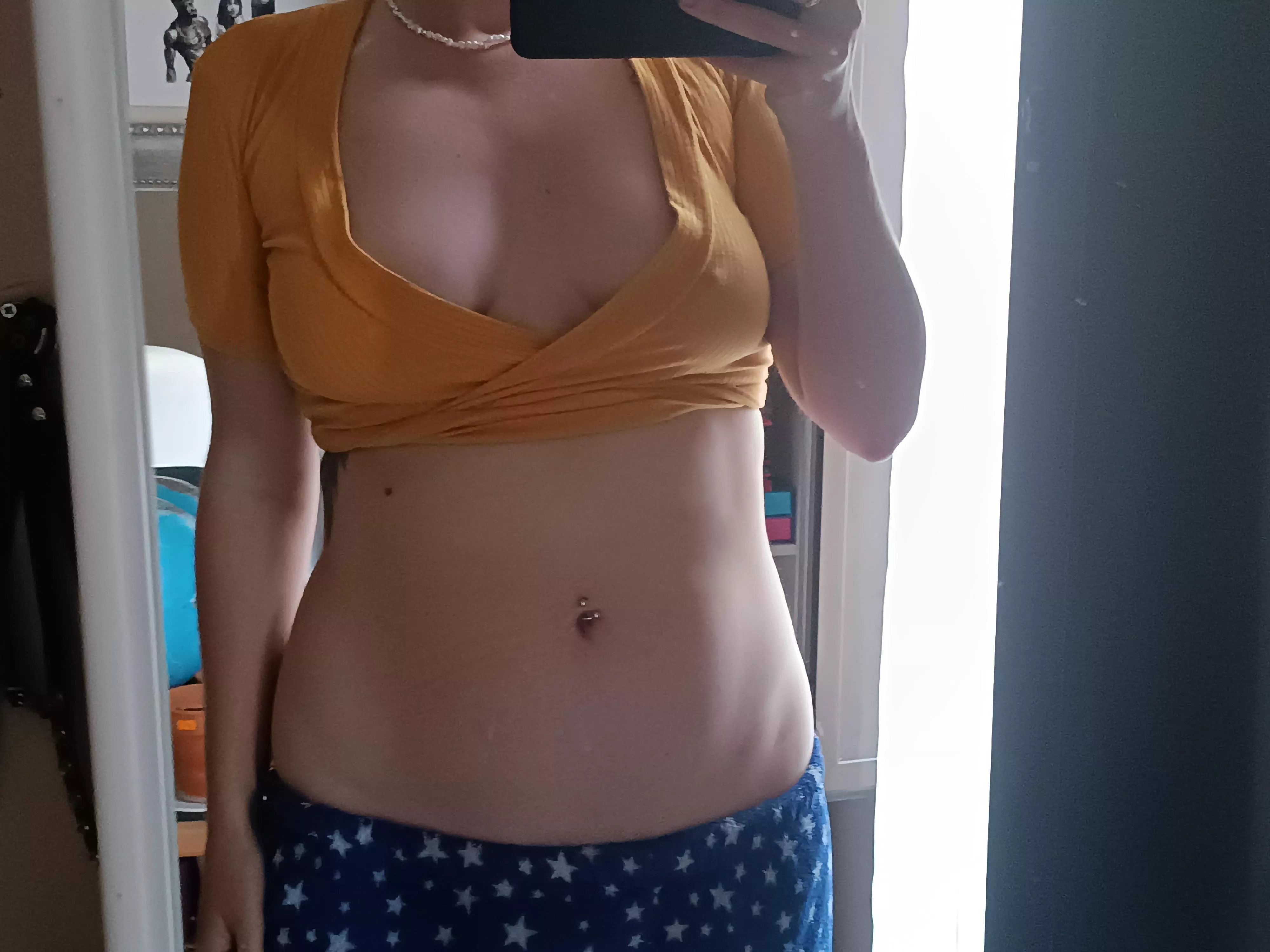 Still too shy to post the most recent one one here..sorry I still don't feel confident enough with the bigger belly🥲