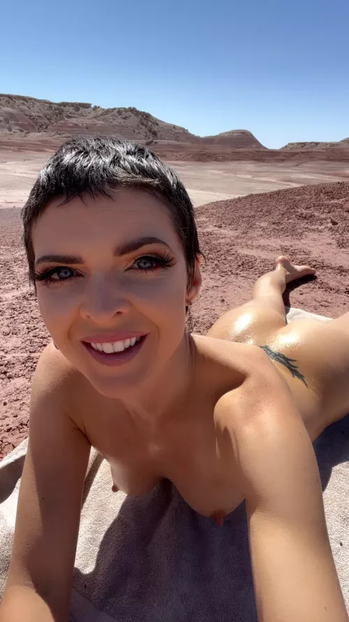 Sunbathing nude ☺️