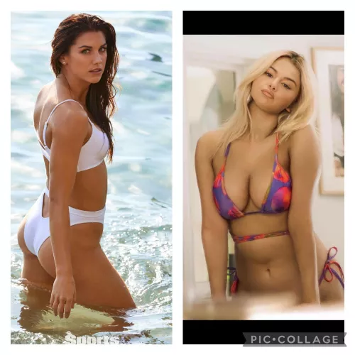 Super horny for Selena Gomez and Alex Morgan, and could really use some help from a bud for them