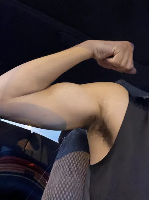 Sweaty and smelly after working out