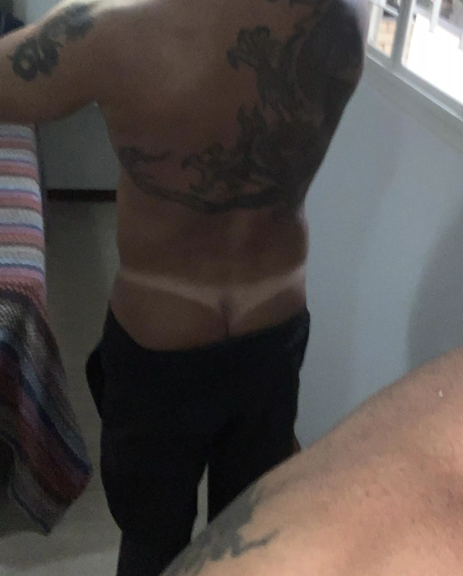 Tanning giving results.